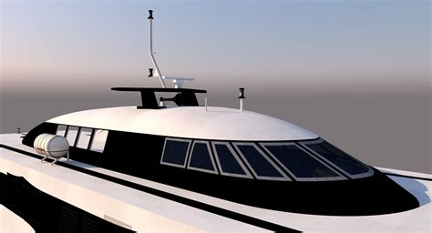 Passenger Hydrofoil Fast Ferry 3d Model Cgtrader
