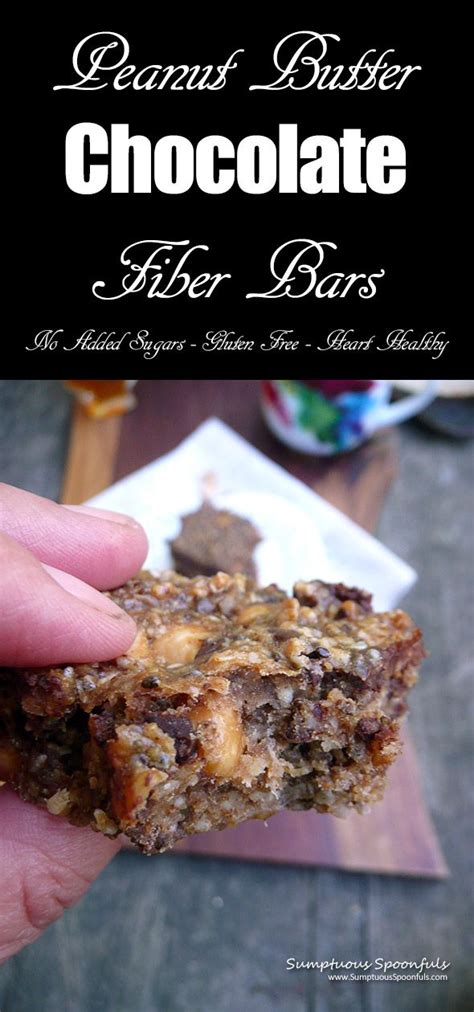Muffins, smoothies, and meal ideas to help you get more fiber in your diet. Peanut Butter Chocolate Fiber Bars | Recipe | Chocolate peanut butter, Ripe banana recipe, Food
