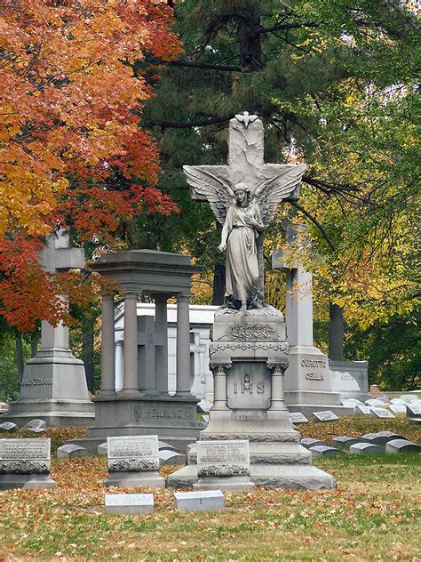 Calvary Cemetery In Saint Louis Missouri Angel Monumen Flickr