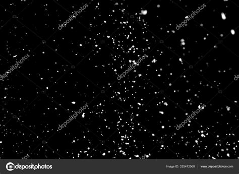 White Snow Falling Black Background Stock Photo By ©newafrica 325412560