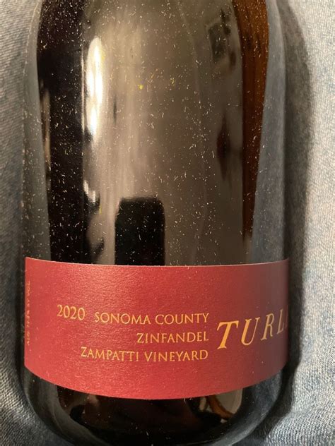 2020 Turley Zinfandel Zampatti Vineyard Usa California Sonoma County