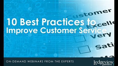 10 Best Practices To Improve Your Customer Service Youtube