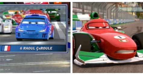 Dan The Pixar Fan Cars 2 Racing 4 Pack Nigel Gearsley Raoul Çaroule Francesco Bernoulli And