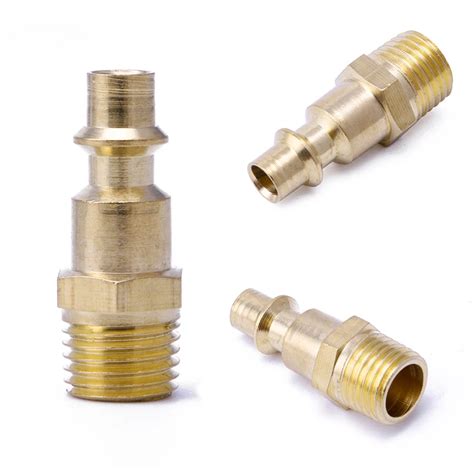 1pc Brass Quick Coupler Set Solid Air Hose Connector Fittings 14 Npt
