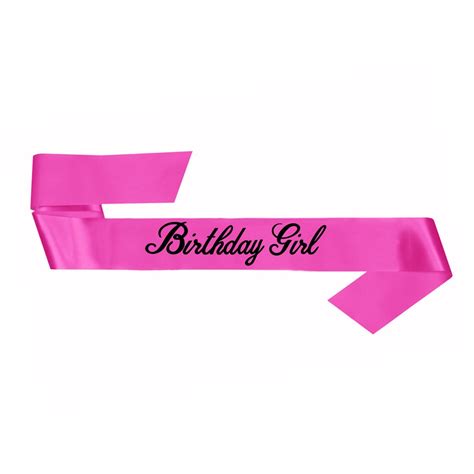birthday girl sash pink big w