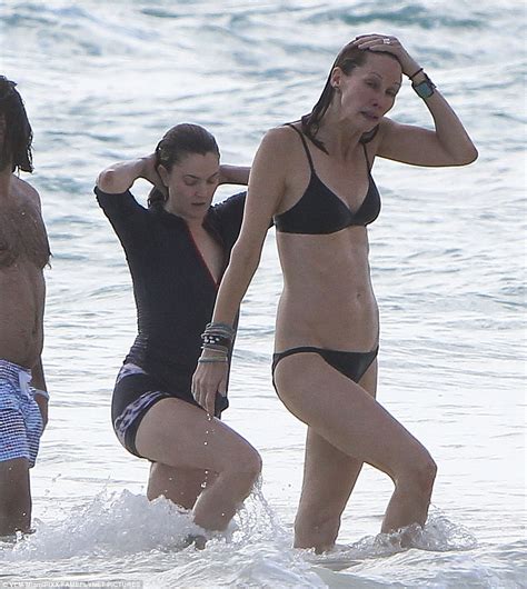 Drew Barrymore Back In A Bathing Suit As She Frolics In The Sea After Losing Lbs Daily Mail