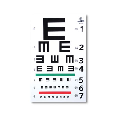 Bettymills Illiteratetumbling E Eye Chart Gf Health 1262 Ea