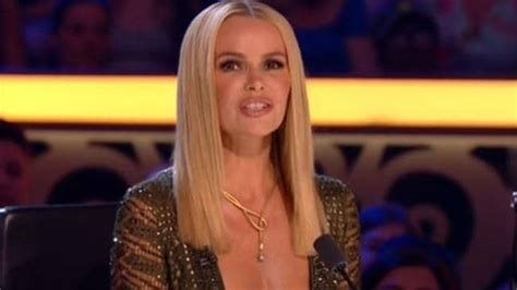 britain s got talent amanda holden shocks fans with extremely revealing dress
