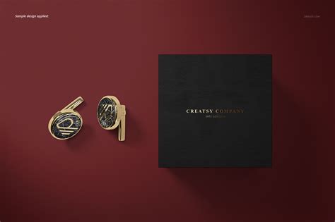 Download Cufflinks Mockup Set (+box) on Behance