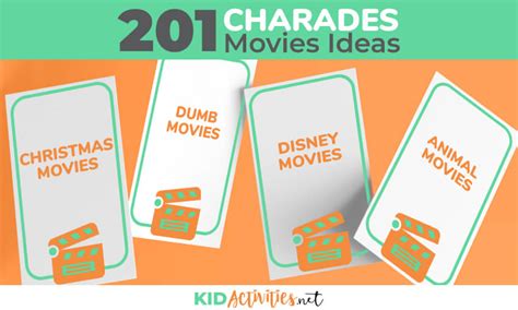 220 Charades Movies Ideas