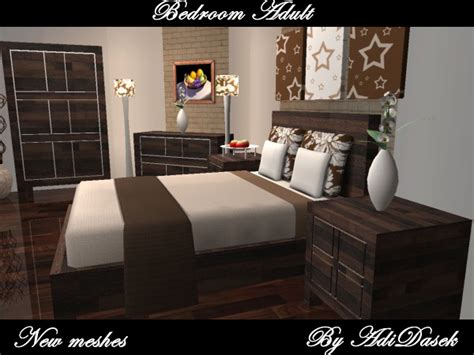 This is a another bedroom i decorated. Mod The Sims - Bedroom Adult