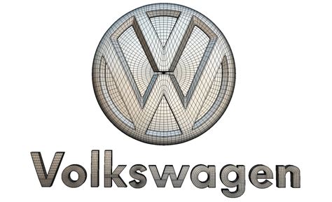 Stl File Volkswagen Logo・3d Printable Model To Download・cults