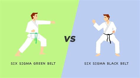 Best Of Green Belt Vs Black Belt Certification Lean Belts Chools