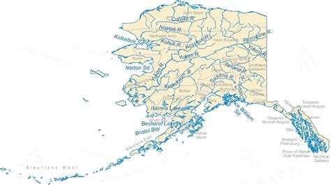 Free River Maps Of Alaska Ak