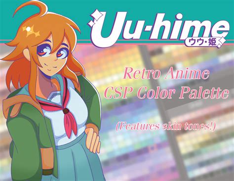 Uu Himes Retro Anime Color Palette Uu Himes Ko Fi Shop Ko Fi ️