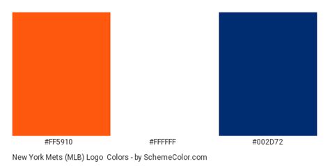 New York Mets Mlb Logo Color Scheme Brand And Logo