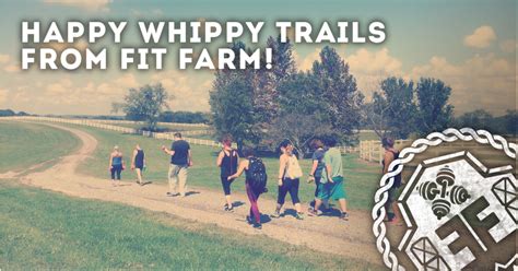 Happy Whippy Trails From Fit Farm Fitfarm Fitfarm Whippy