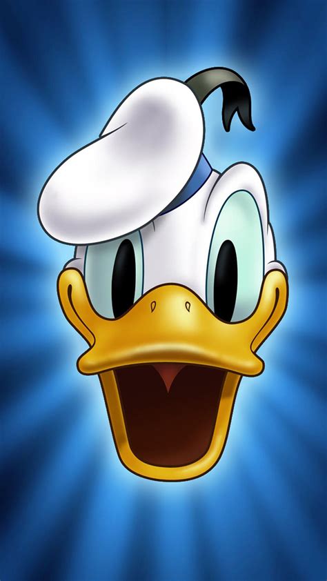 Cartoon Wallpapers Cute Cartoon Donald Duck Face Iphone 6 Plus