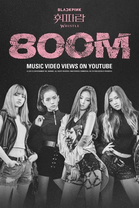 Todays K Pop Blackpinks “whistle” Music Video Tops 800m Views The