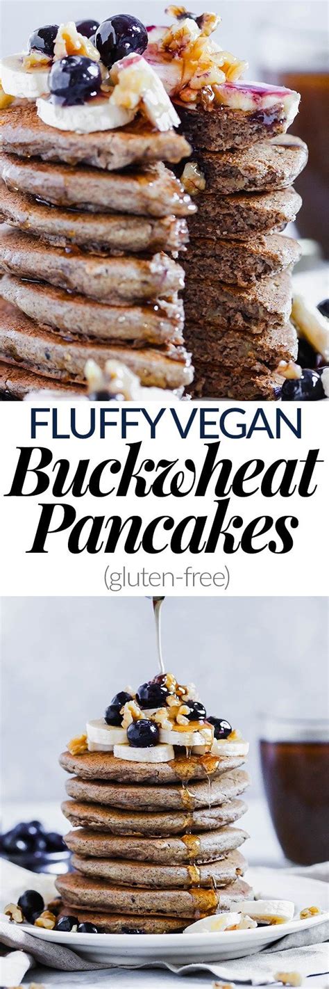 Whip Up A Batch Of These Fluffy Vegan Buckwheat Pancakes For A Sweet