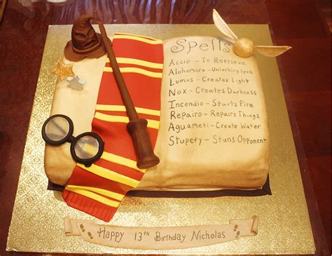 It's all in the details! Harry Potter Inspired Book Cake Tutorial - Savvy In The Kitchen
