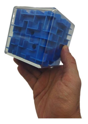 Cubo Mágico Acrilico 3d Labirinto Desafio Puzzle 6x6 Cm Mercadolivre