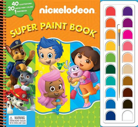 Nickelodeon Painted Books Painting Nickelodeon