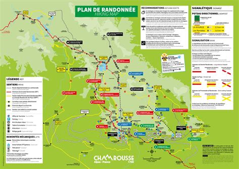 Plan Des Itin Raires Randonn Es Hike Park