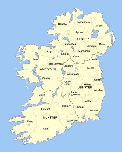 Counties In The Province Of Leinster