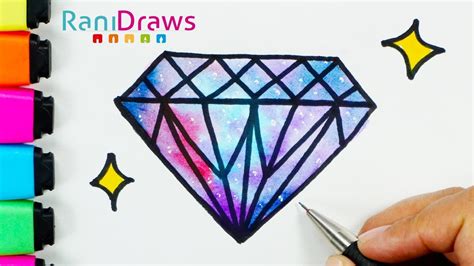 How To Draw A Diamond Cómo Dibujar Un Diamante