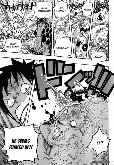 It was first seen in luffy's fight against blueno. Anime Luffy vs Manga Luffy - Battles - Comic Vine