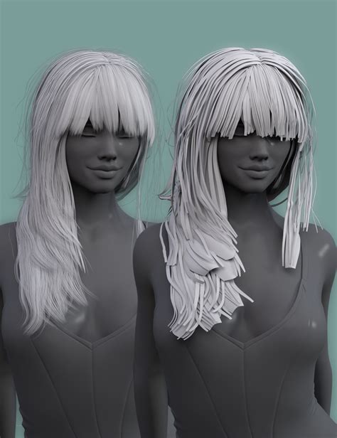 Silvie Hair For Genesis 3 Female S Daz 3D