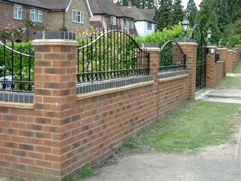 Gallery Garden Wall Brick Wall Gardens Garden Railings