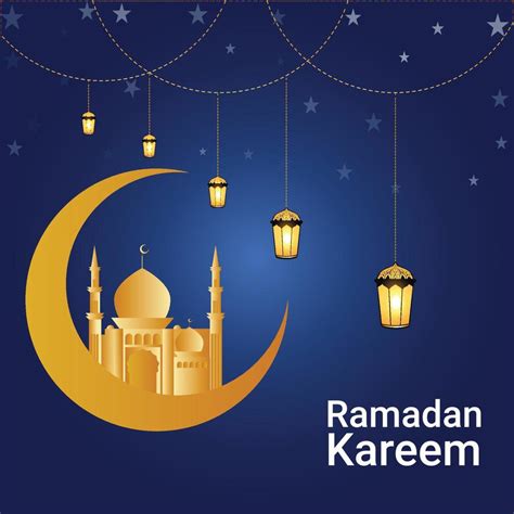 Ramadan Mubarak Banner Template 8964651 Vector Art At Vecteezy
