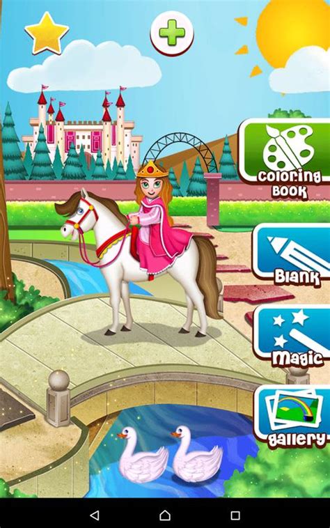 You can both develop the sense of color and relax yourself it can be played anytime, anywhere, easily share to social platforms when you immerse them, time flies, worry also vanished innovative filling way ★ different styles of preset brushes. Princess Coloring Game for Android - APK Download