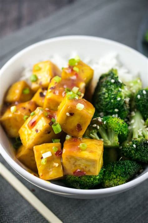 This vegan tofu stir fry is made with sautéd broccoli and peppers and mixed with a ginger peanut sauce for a. Broccoli Brown Sauce With Tofu Calories - Imagine crunchy ...