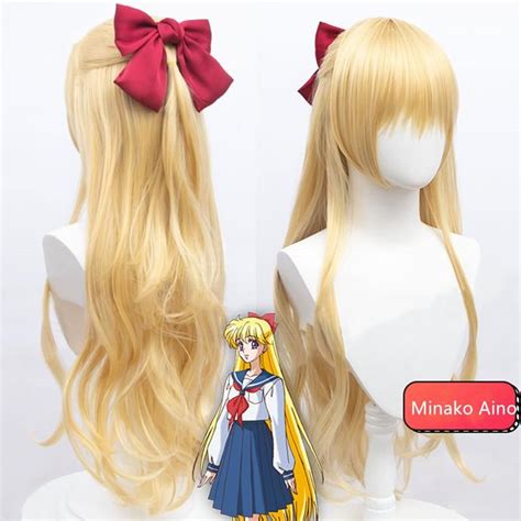 Minako Aino Cosplay Wig Yv Sailor Moon Lolita Cosplay Cosplay Wigs Gold Material Preppy