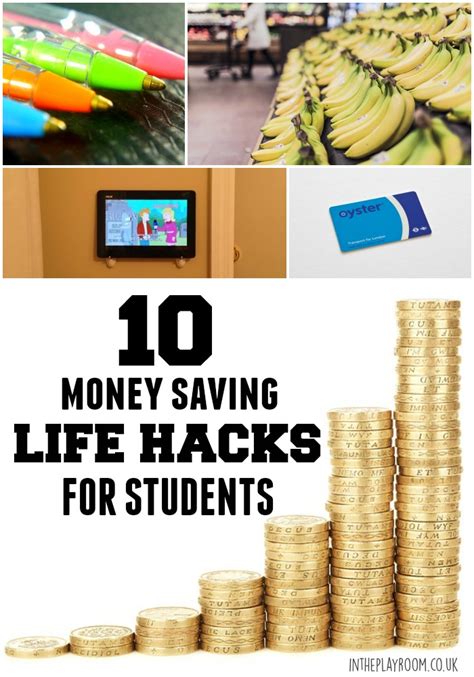 Money Saving Life Hacks For Students In The Playroom