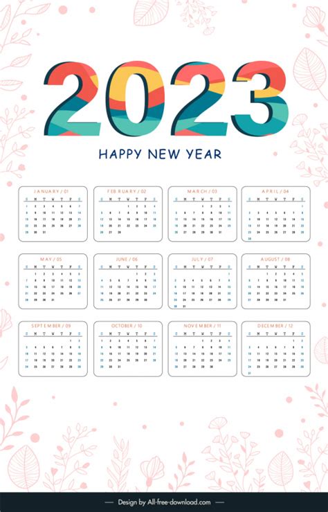 Happy New Year 2023 Vectors Free Download Graphic Art Designs
