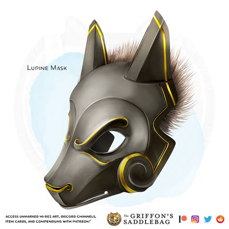 The Griffons Saddlebag Lupine Mask Wondrous Item Griffons Mask