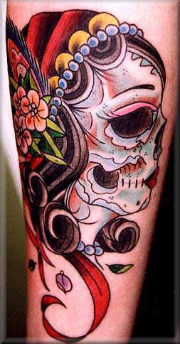 Butterflies are flying insects that have highly decorative, colorful. Skull Tattoos Girly Design