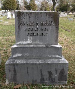 James A Moore Find A Grave Memorial