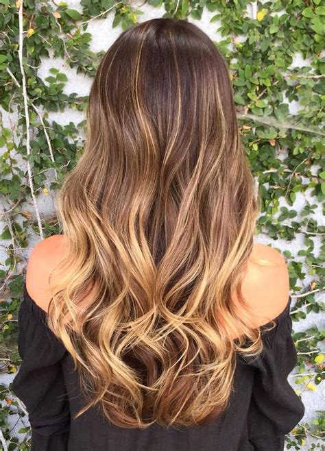 Balayage Hair Color Ideas Perfect Balayage On Dark Hair Brunette Brown Caramel And Red