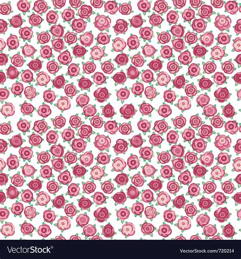 Seamless Pattern Of Roses Royalty Free Vector Image