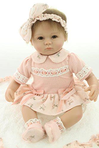 Sanydoll Reborn Baby Doll Soft Silicone 18inch 45cm Magnetic Mouth