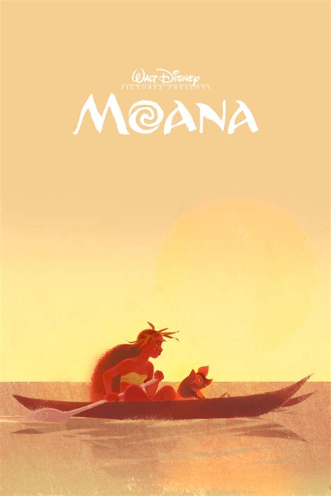 Art of Disney — Moana concept art as poster