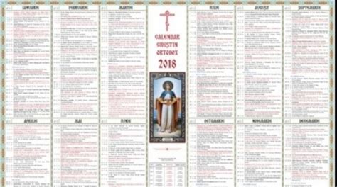 Calendar ortodox pe luna iulie. Calendar ortodox 2018. Ce sărbători religioase sunt în luna octombrie