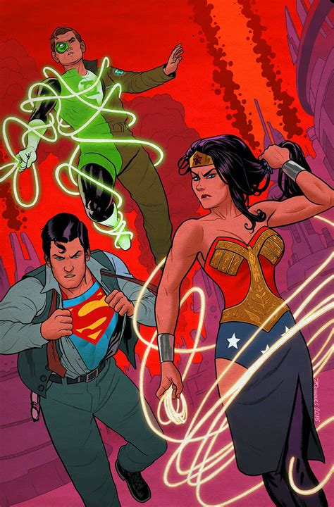 Superman Wonder Woman 21 Green Lantern 75th Anniversary Cover
