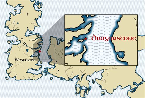 Dragonstone On Map Of Westeros Maps Of The World
