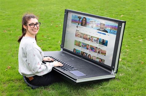 This 43 Inch Screen Laptop Defies Portability Proving Bigger Is Not
